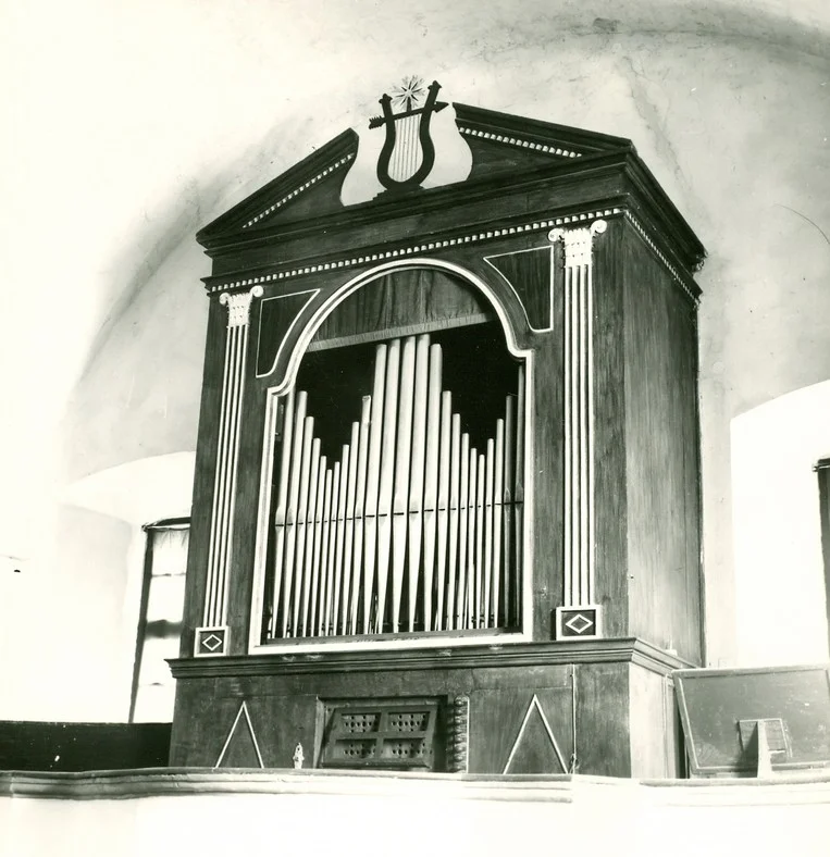Prospekt orgulja crkve sv. Josipa u Karlobagu, 1972.