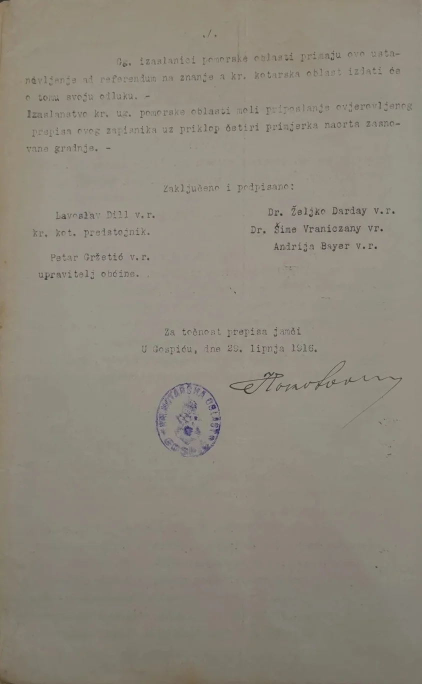 Conclusion and signatures
