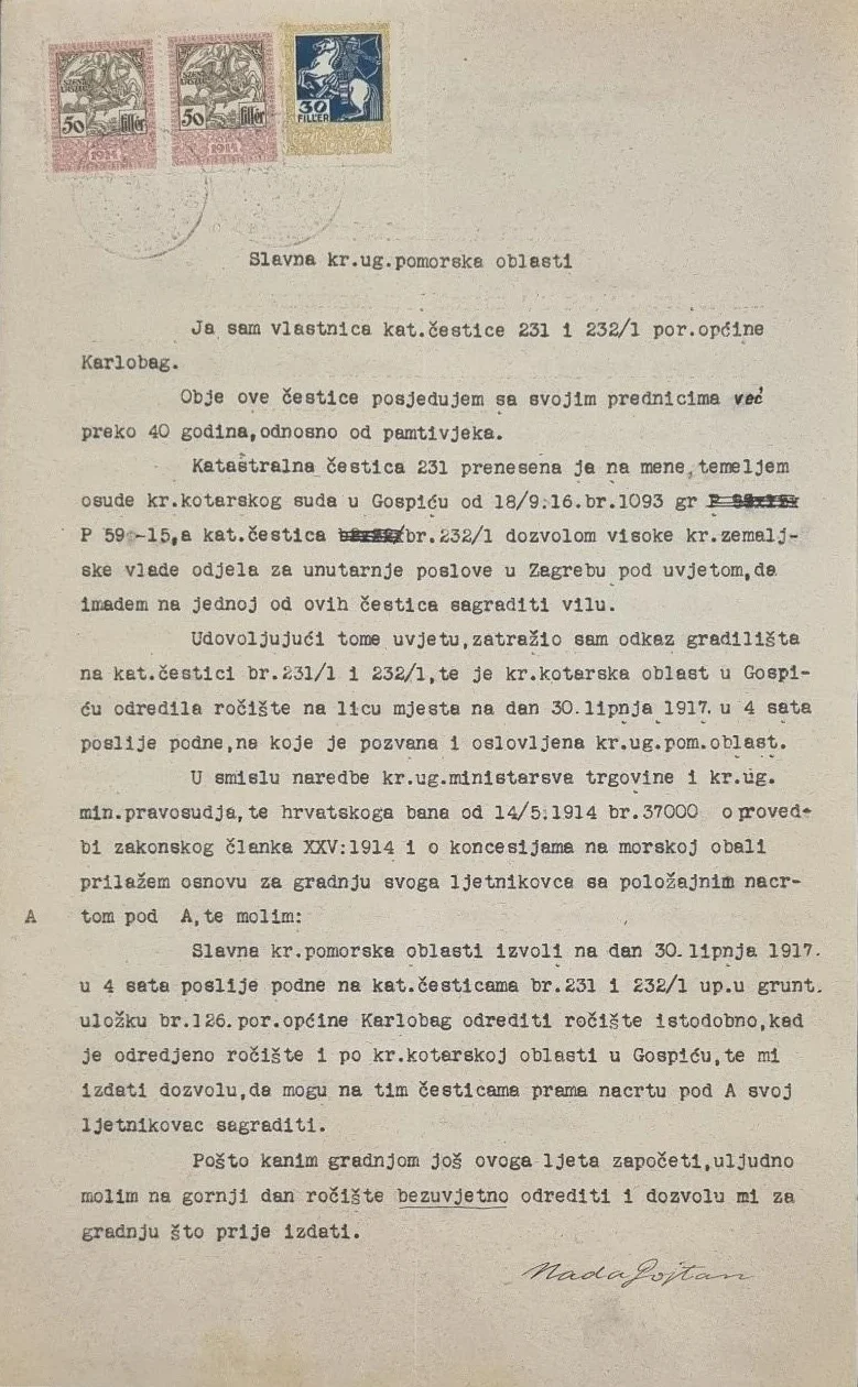 Nada Gojtan Applies for Permission