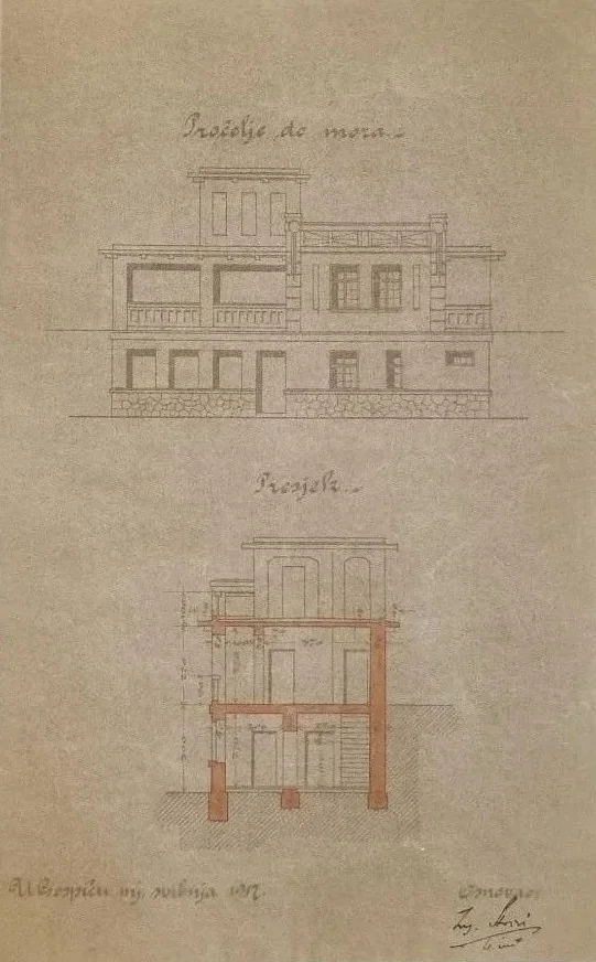 Summer residence drawings