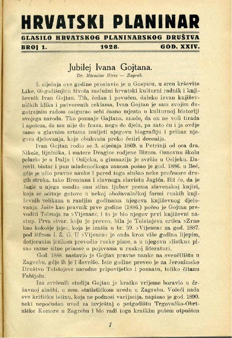 Gojtan’s Retreat in Hrvatski planinar